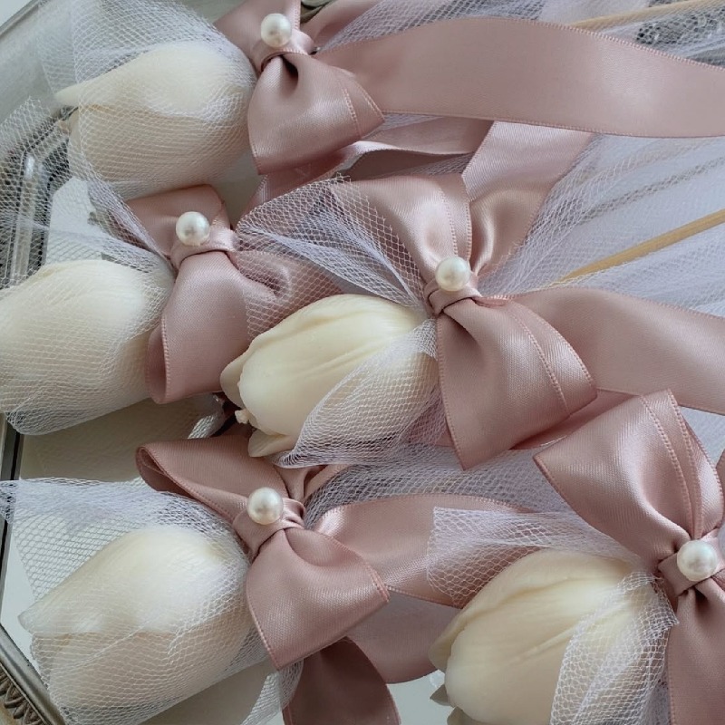 5pcs Tulip Scented Candle on B - Home Fragrance Gift ulasan dan harga