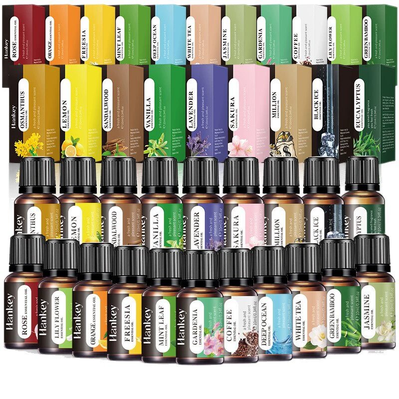 20 Flavors 10ml Essential Oils - Home Fragrance Oud ulasan dan harga