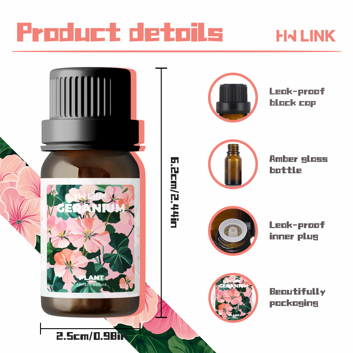 Geranium Essential Oils 10ml P - Home Fragrance Gift ulasan dan harga