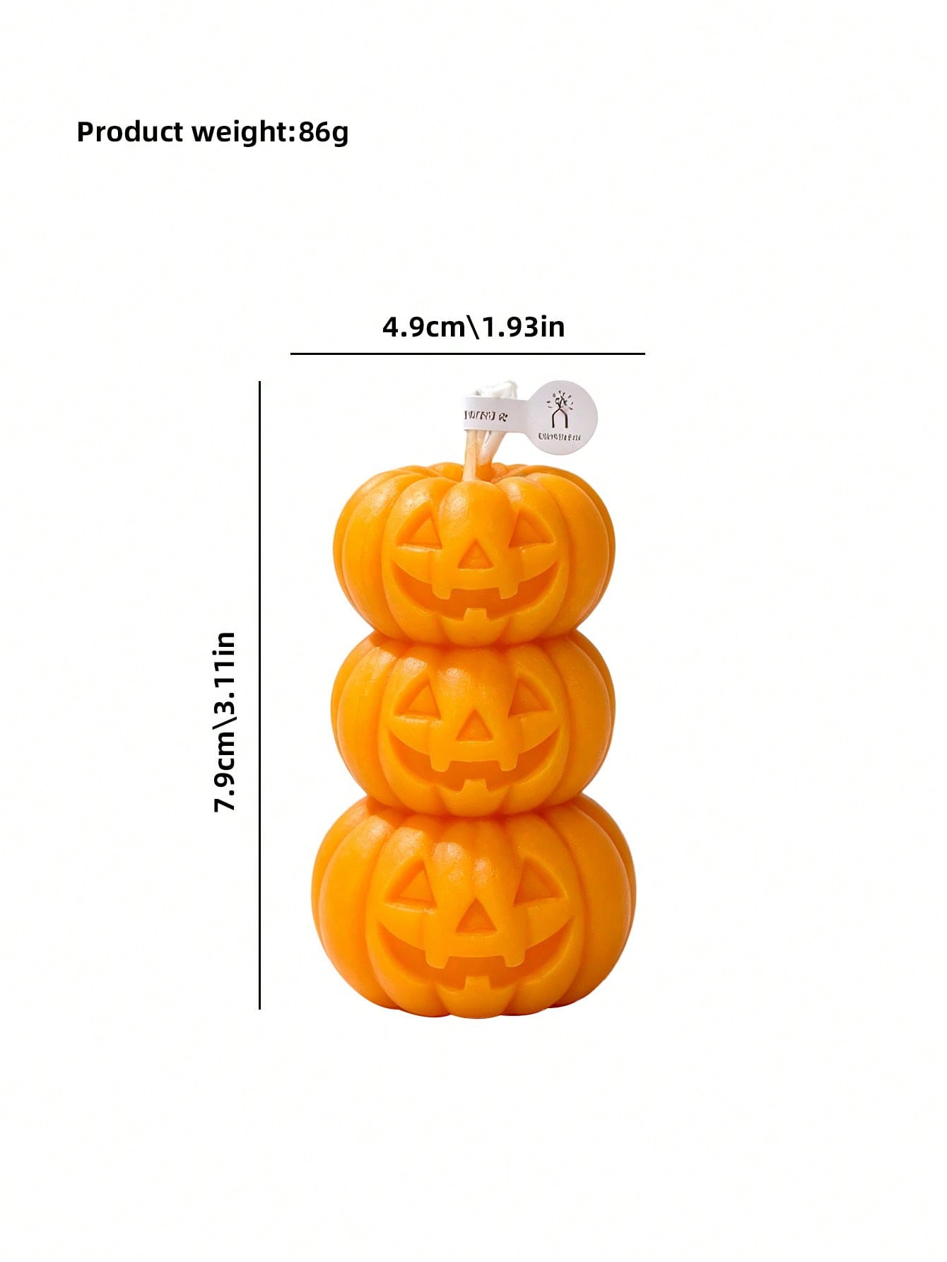 1pc Halloween 3-Layer Pumpkin  - Home Fragrance Usa ulasan dan harga